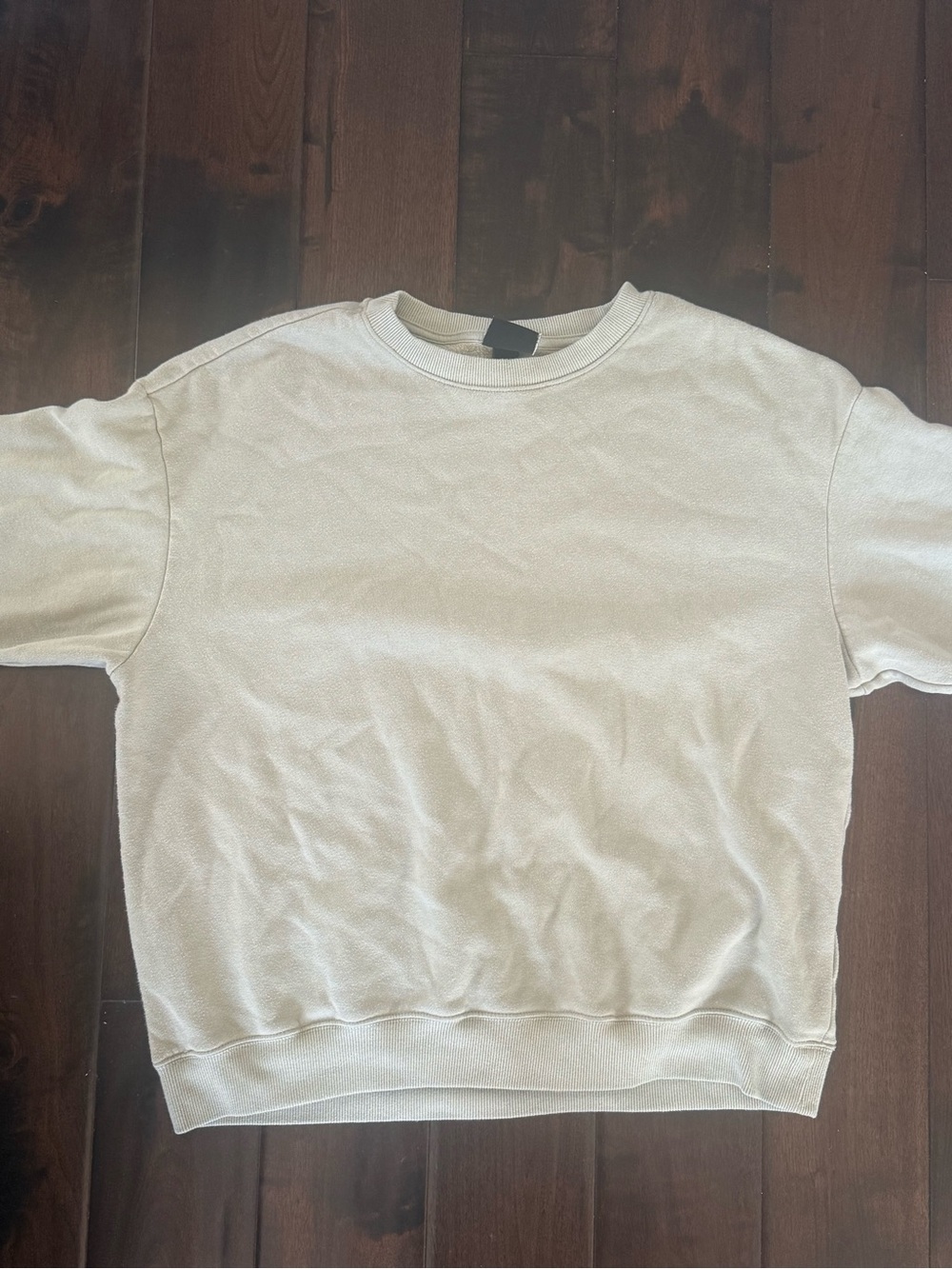 H&M Men's Crewneck Sweater in Light Green